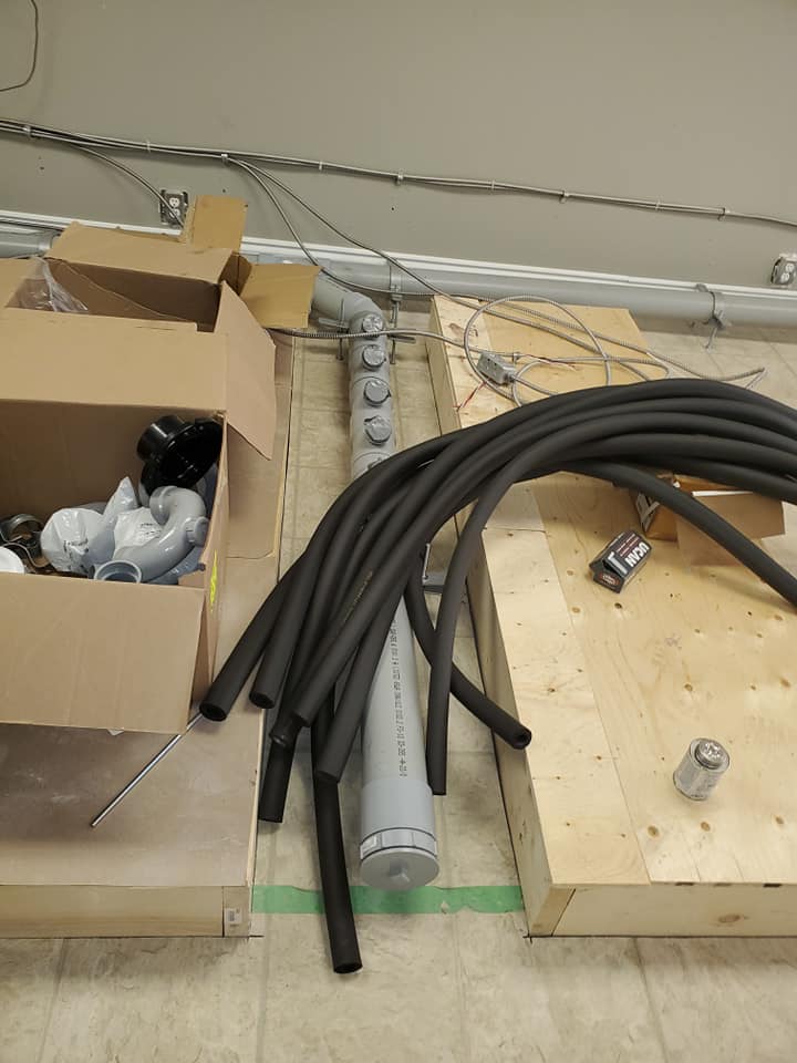 Plumbing supplies and pipe insulation materials