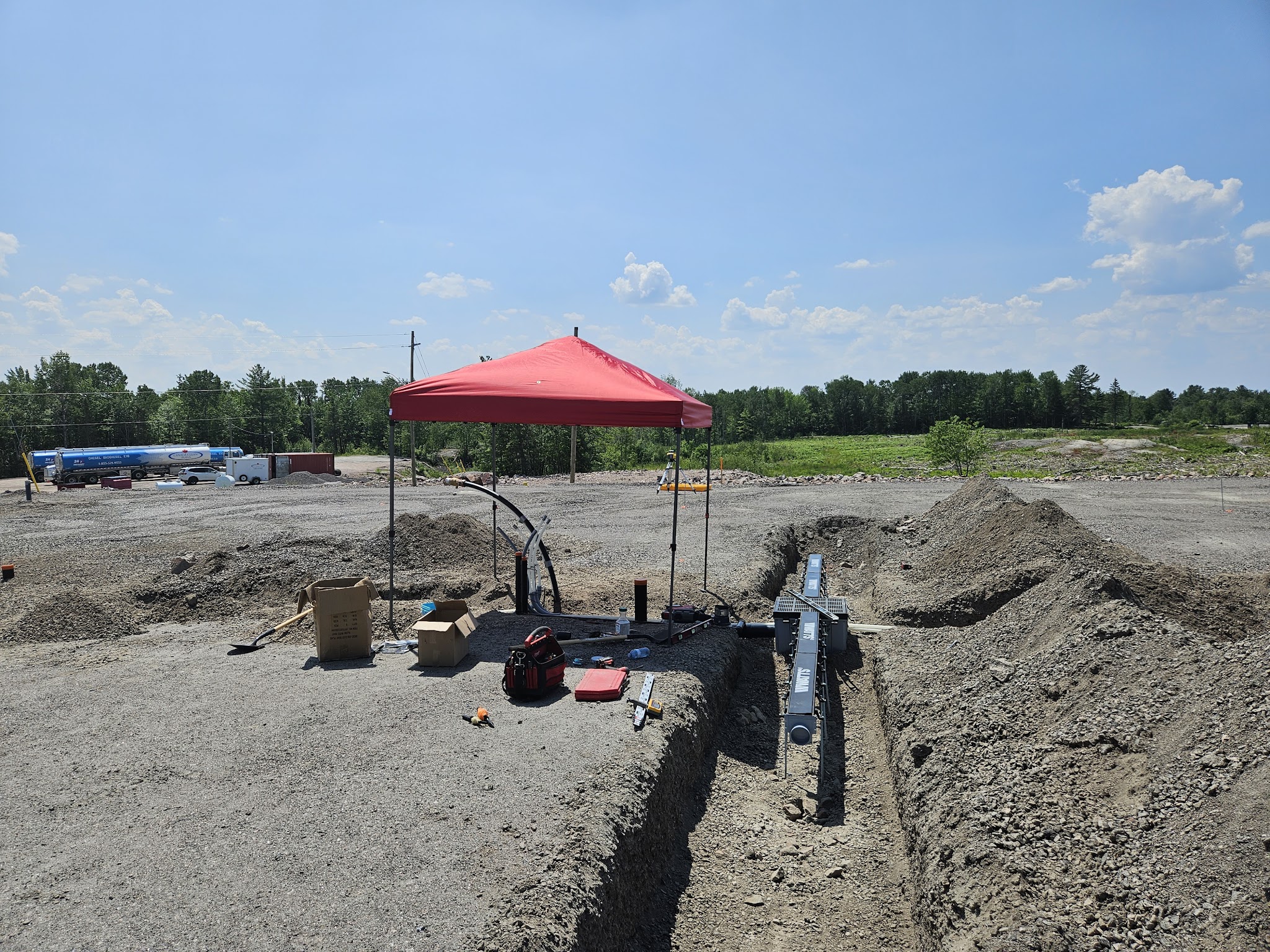 Laframboise Plumbing & Heating job site in North Bay